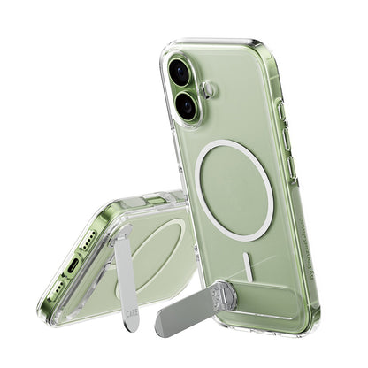 Funda MagSafe para Apple iPhone 17, PanzerGlass, con soporte Kickstand, Transparente