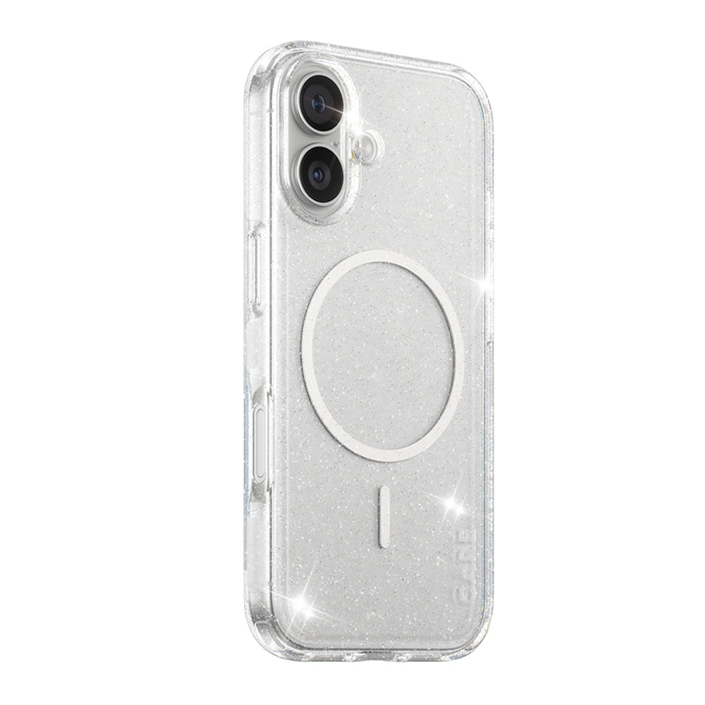 Funda MagSafe para Apple iPhone 17, PanzerGlass, Care Urban Explorer Star Lit, Transparente Blanca
