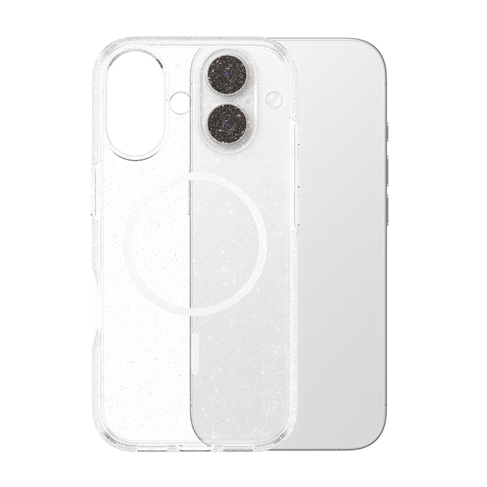 Funda MagSafe para Apple iPhone 17, PanzerGlass, Care Urban Explorer Star Lit, Transparente Blanca