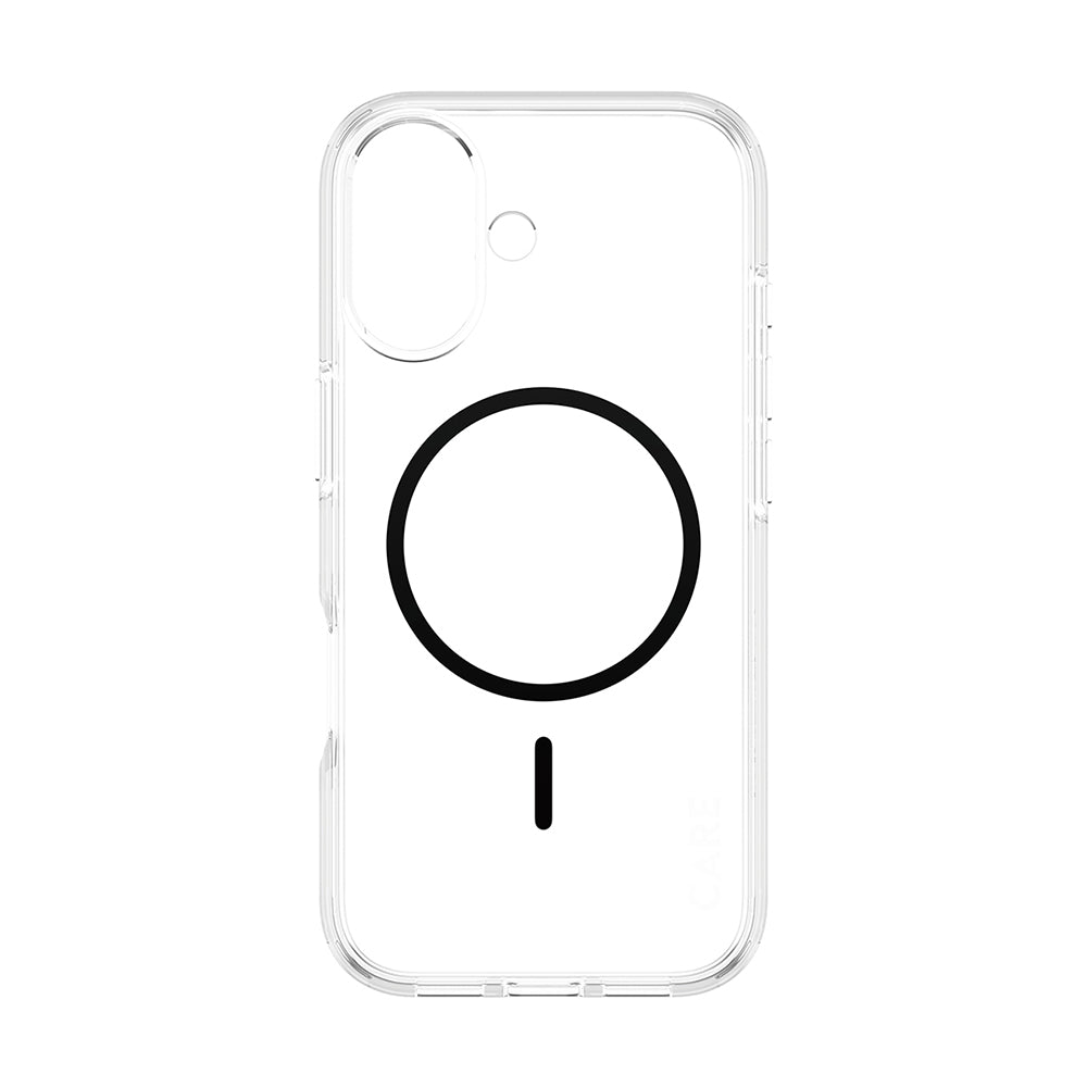 MagSafe Case for Apple iPhone 17, PanzerGlass, Urban Explorer Care, Black Transparent