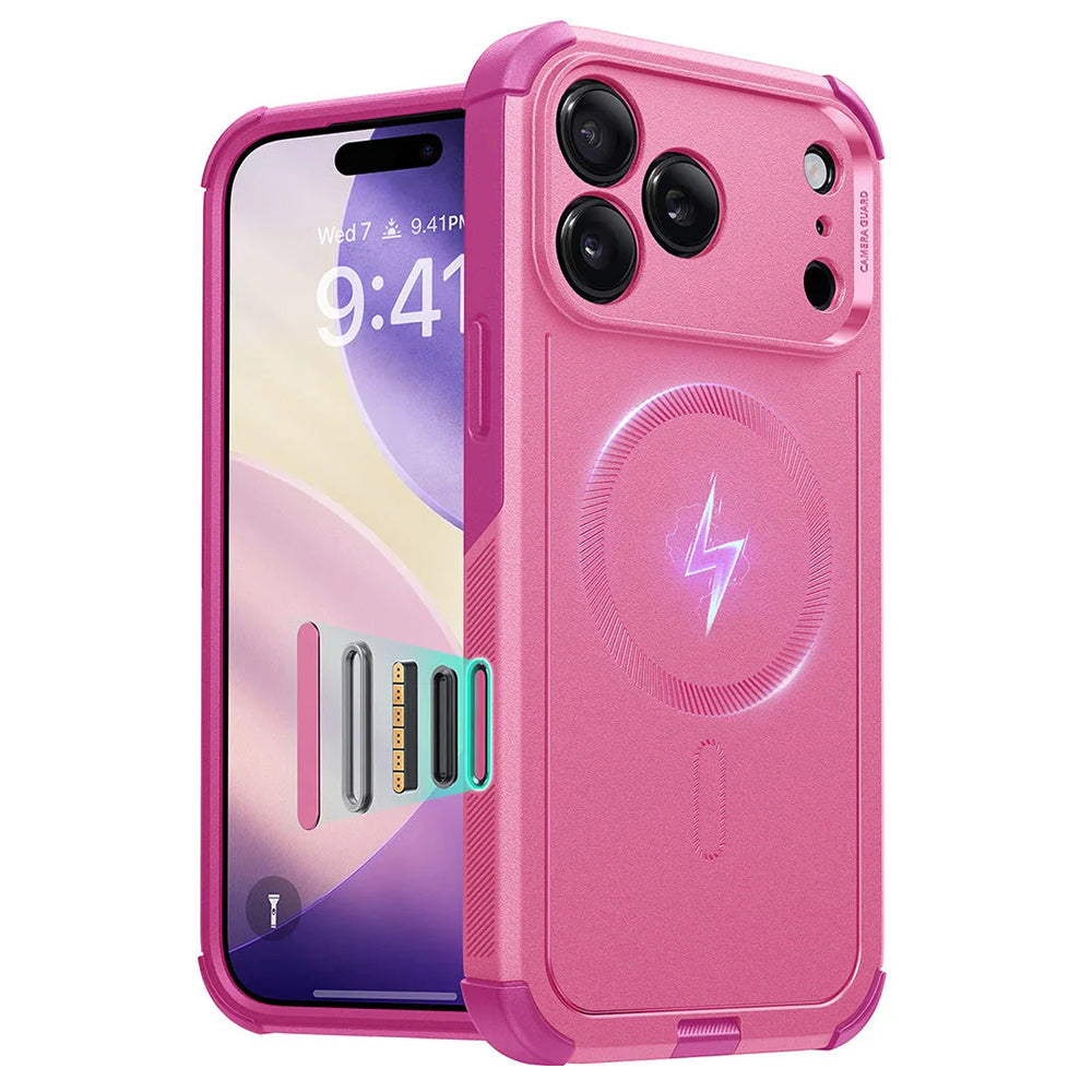 Funda MagSafe para Apple iPhone 17 Pro, ESR, Cyber, Rosa
