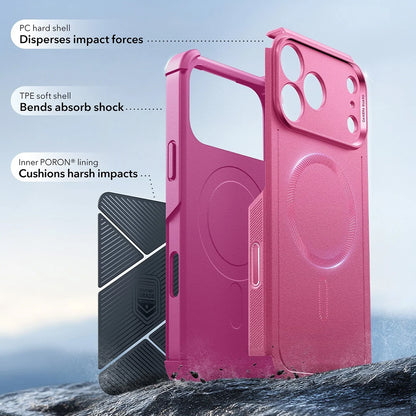 Funda MagSafe para Apple iPhone 17 Pro, ESR, Cyber, Rosa