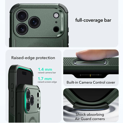 Funda MagSafe para Apple iPhone 17 Pro, ESR, Cyber, Verde