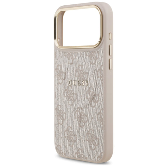 Funda MagSafe para Apple iPhone 17 Pro, Guess, 4G Classic, Rosa