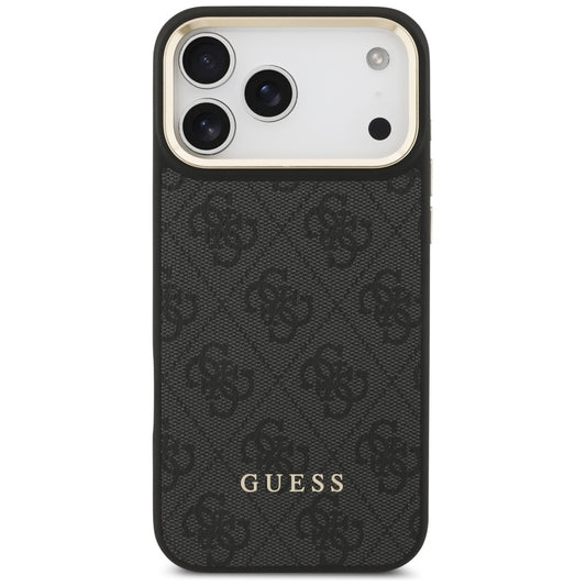Funda MagSafe para Apple iPhone 17 Pro, Guess, Cardslot 4G, Negra