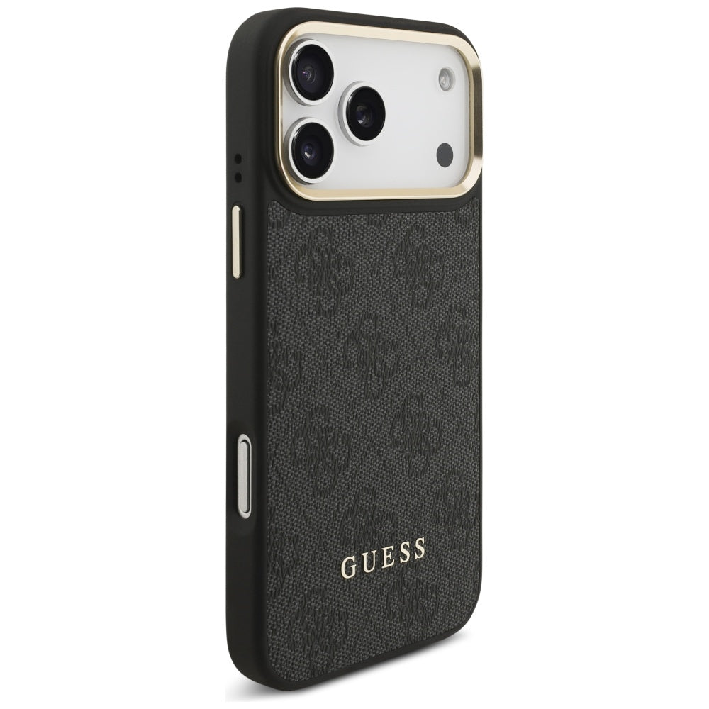 Funda MagSafe para Apple iPhone 17 Pro, Guess, Cardslot 4G, Negra