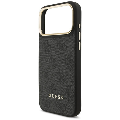 Funda MagSafe para Apple iPhone 17 Pro, Guess, Cardslot 4G, Negra