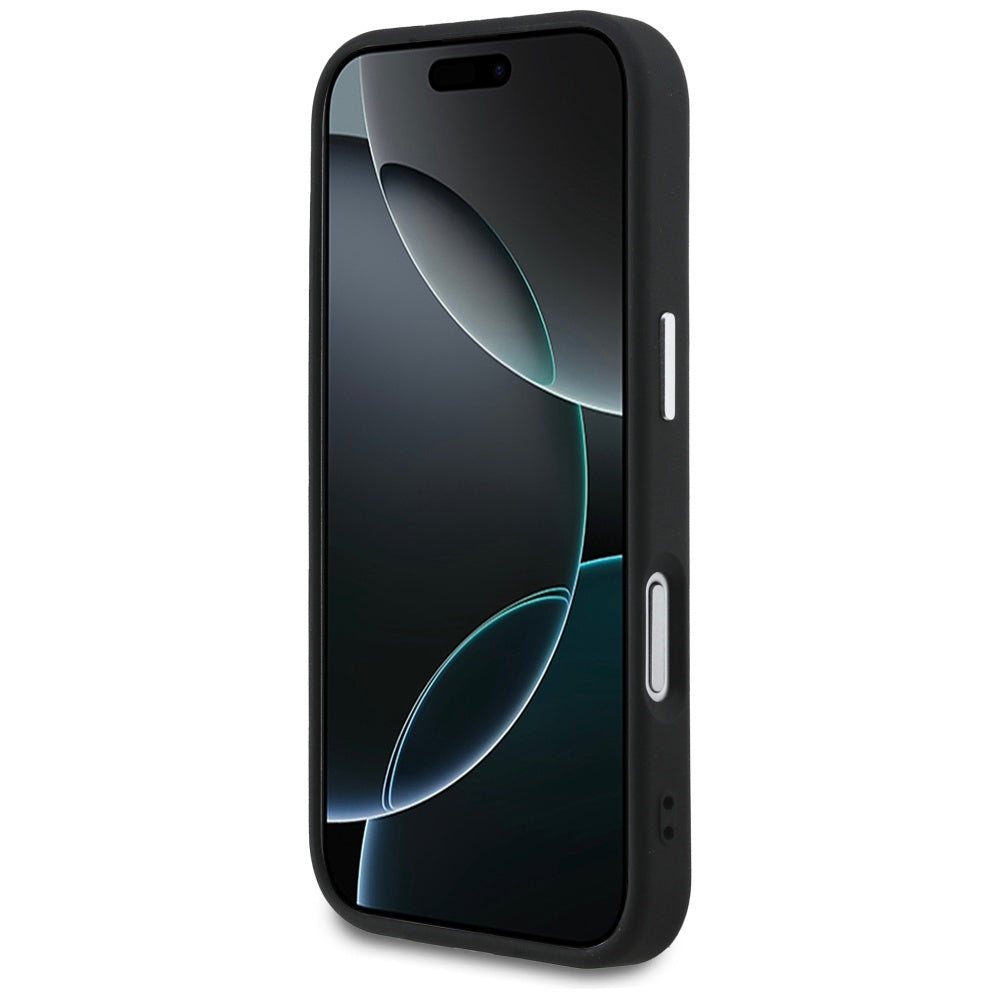 Funda MagSafe para Apple iPhone 17 Pro, Guess, Classic Logo, Negra