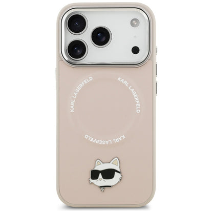 Funda MagSafe para Apple iPhone 17 Pro, Karl Lagerfeld, Choupette Pin, Rosa