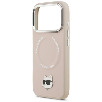 Funda MagSafe para Apple iPhone 17 Pro, Karl Lagerfeld, Choupette Pin, Rosa