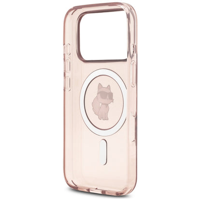 Funda MagSafe para Apple iPhone 17 Pro, Karl Lagerfeld, IML Choupette, Rosa
