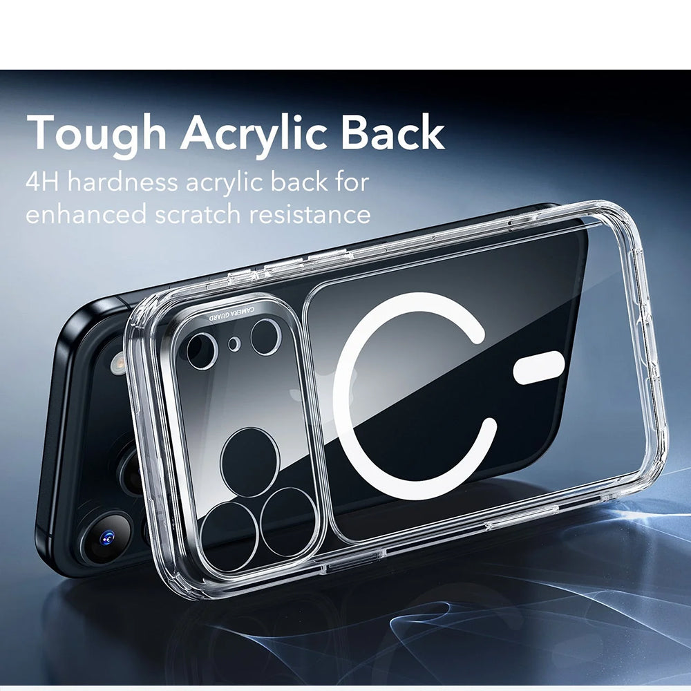 Funda MagSafe para Apple iPhone 17 Pro Max, ESR, Classic Hybrid, Transparente
