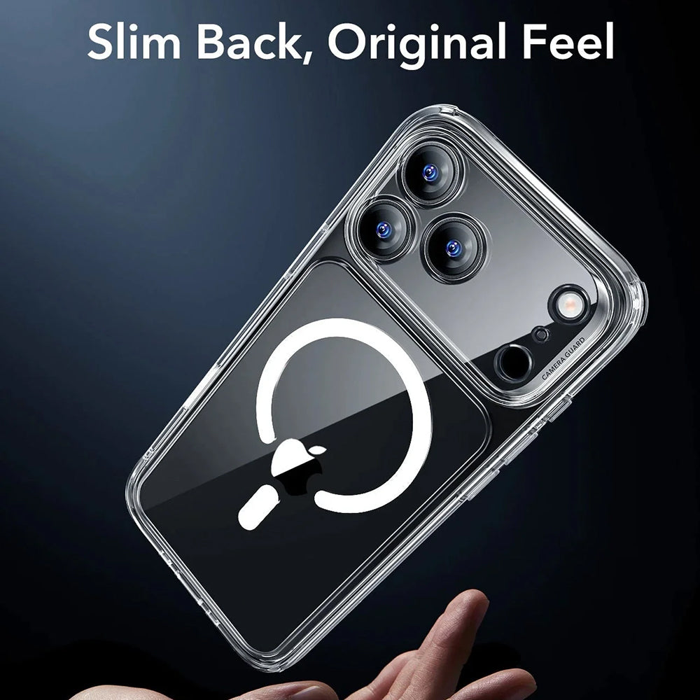 Funda MagSafe para Apple iPhone 17 Pro Max, ESR, Classic Hybrid, Transparente