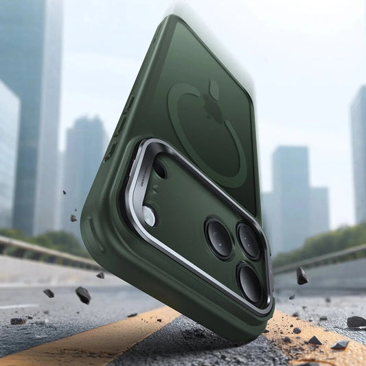 Funda MagSafe para Apple iPhone 17 Pro Max, ESR, Classic Hybrid, Verde Satinado