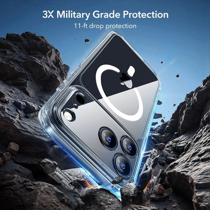 Funda MagSafe para Apple iPhone 17 Pro Max, ESR, Classic Hybrid con Protector de Pantalla, Transparente