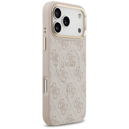 Funda MagSafe para Apple iPhone 17 Pro Max, Guess, 4G Classic, Rosa