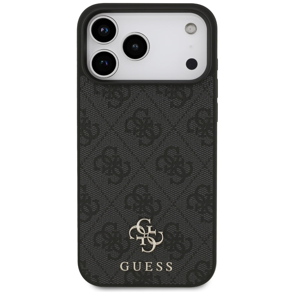 Funda MagSafe para Apple iPhone 17 Pro Max, Guess, 4G Small and Classic Logo, Negra