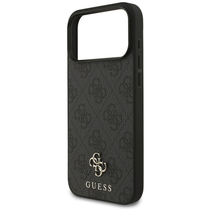 Funda MagSafe para Apple iPhone 17 Pro Max, Guess, 4G Small and Classic Logo, Negra