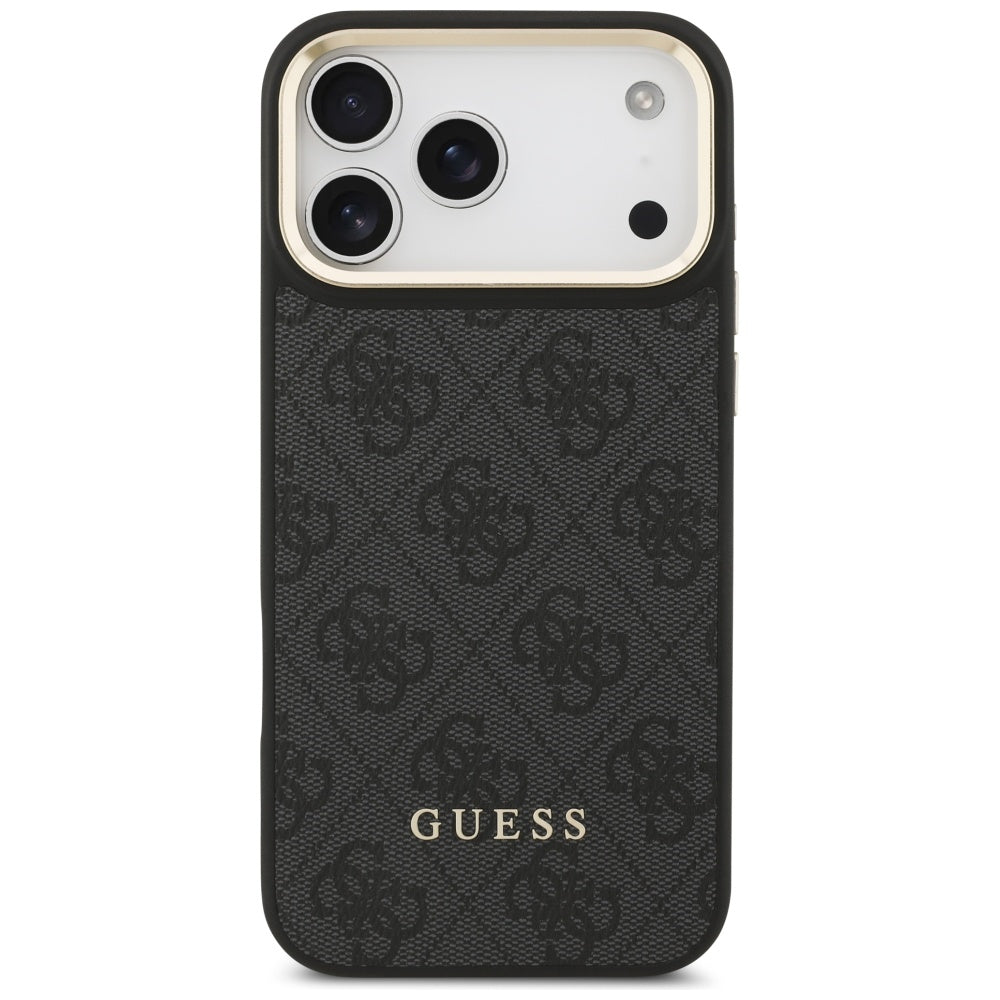 Funda MagSafe para Apple iPhone 17 Pro Max, Guess, Cardslot 4G, Negra