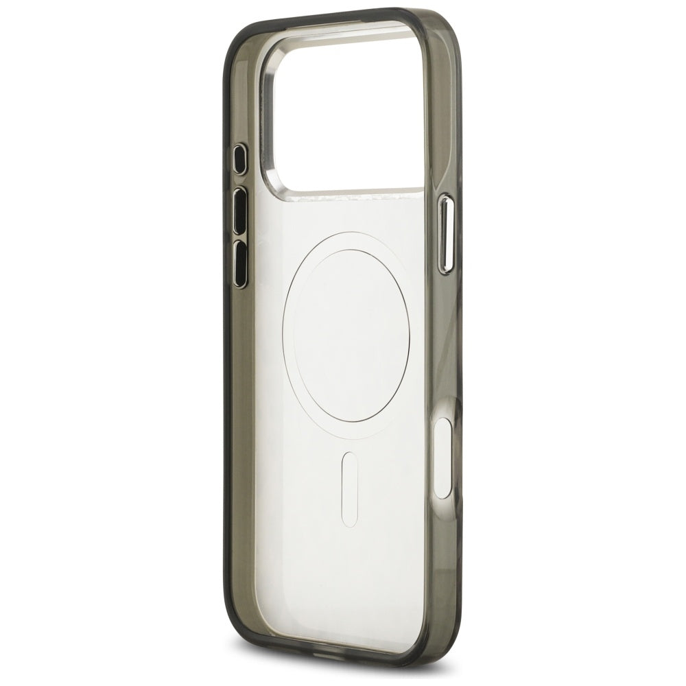 Funda MagSafe para Apple iPhone 17 Pro Max, Karl Lagerfeld, Patrón IML Leopard, Marrón