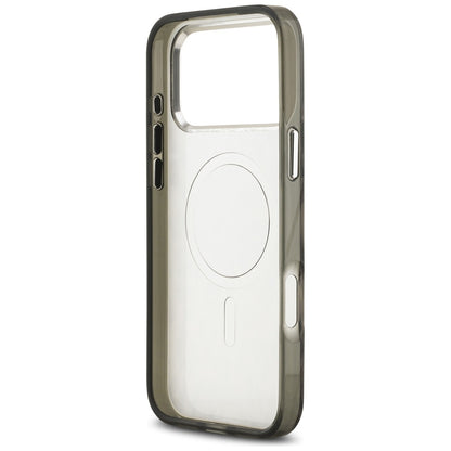 Funda MagSafe para Apple iPhone 17 Pro Max, Karl Lagerfeld, Patrón IML Leopard, Marrón