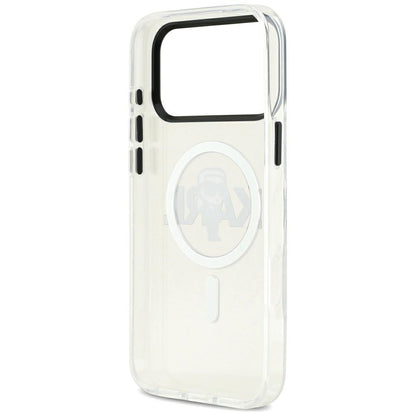 Funda MagSafe para Apple iPhone 17 Pro Max, Karl Lagerfeld, IML Sketch Logo Karl, Transparente