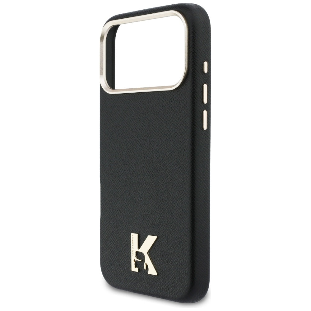 Funda MagSafe para Apple iPhone 17 Pro Max, Karl Lagerfeld, Karl Head Logo, Negra