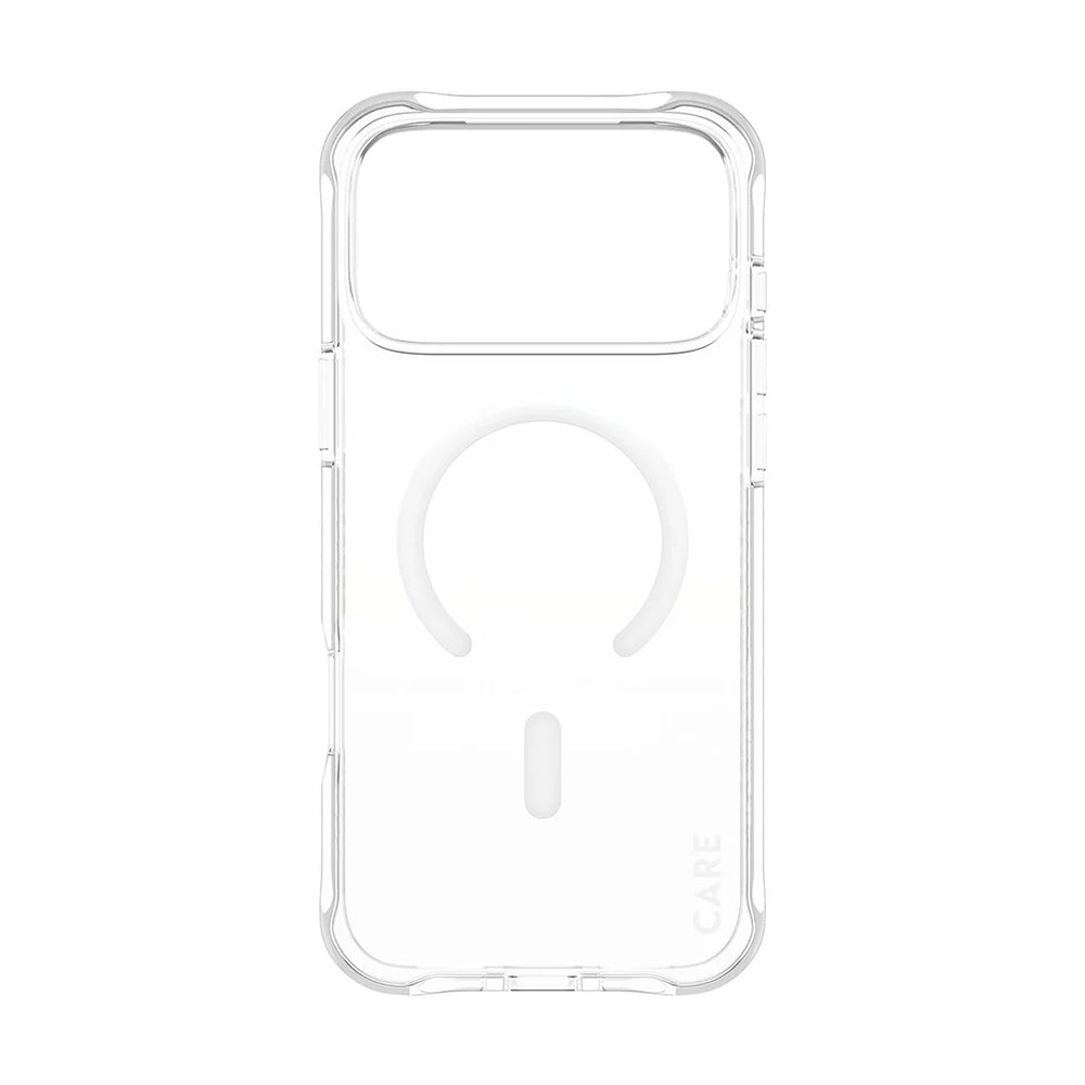 Funda MagSafe para Apple iPhone 17 Pro Max, PanzerGlass, Care Fashionable, Transparente Blanca