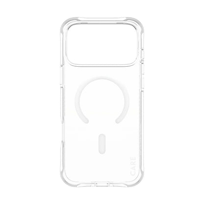 Funda MagSafe para Apple iPhone 17 Pro Max, PanzerGlass, Care Fashionable, Transparente Blanca