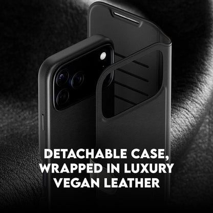Funda MagSafe para Apple iPhone 17 Pro Max, PanzerGlass, Care Feature Tango Two-in-One, Negra