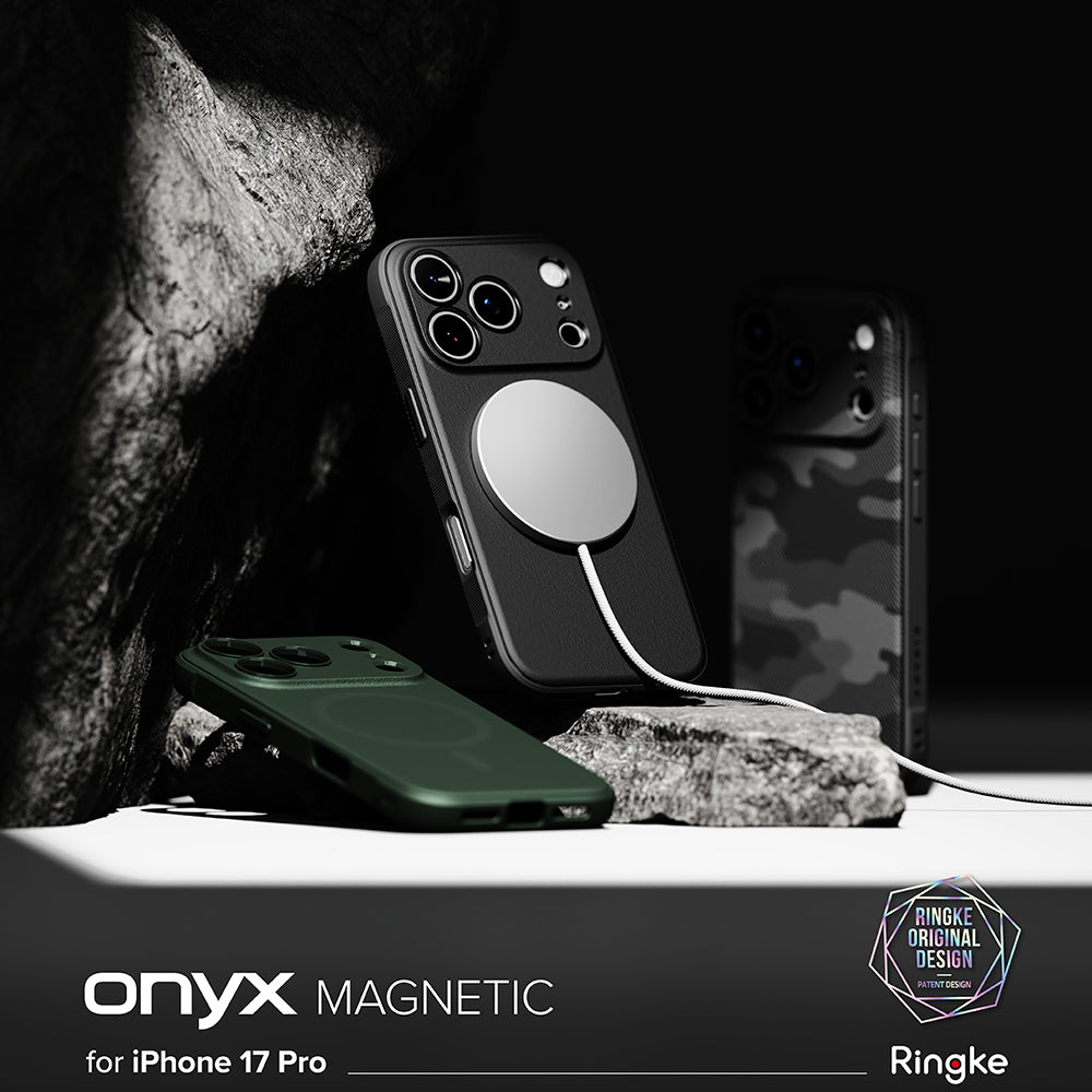 Funda MagSafe para Apple iPhone 17 Pro Max, Ringke, Onyx, Negra