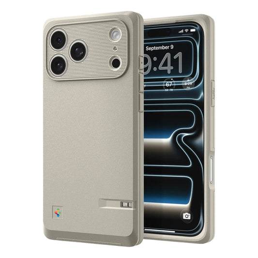 Funda MagSafe para Apple iPhone 17 Pro Max, Spigen, Classic LS, Crema ACS10478