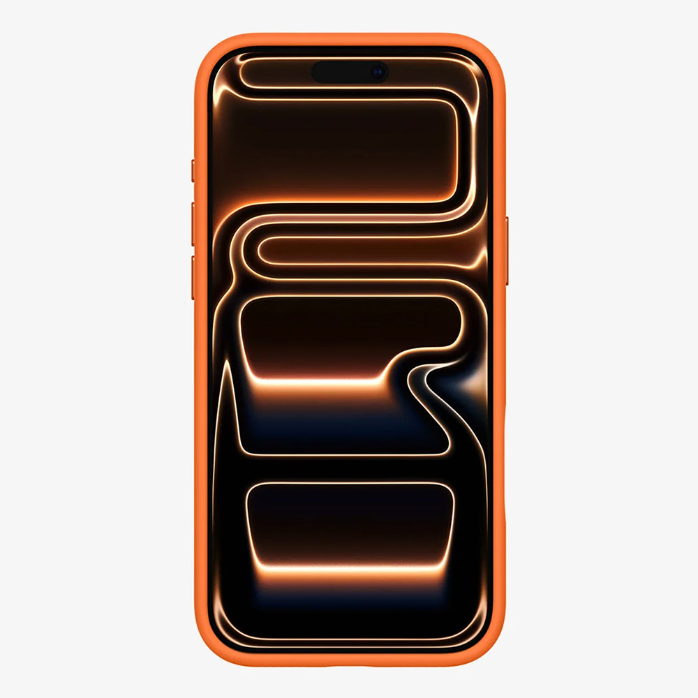 Funda MagSafe para Apple iPhone 17 Pro Max, Spigen, Silicone Fit, Naranja