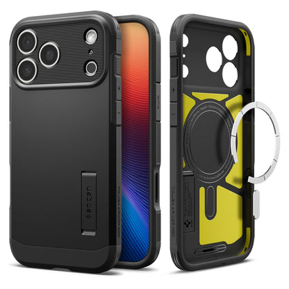 Funda MagSafe para Apple iPhone 17 Pro Max, Spigen, Tough Armor T, Negra
