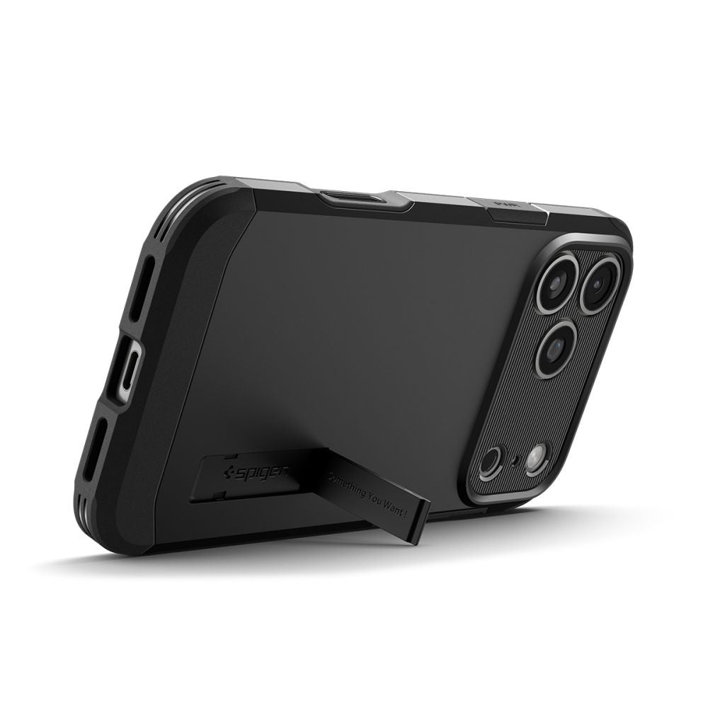 Funda MagSafe para Apple iPhone 17 Pro Max, Spigen, Tough Armor T, Negra