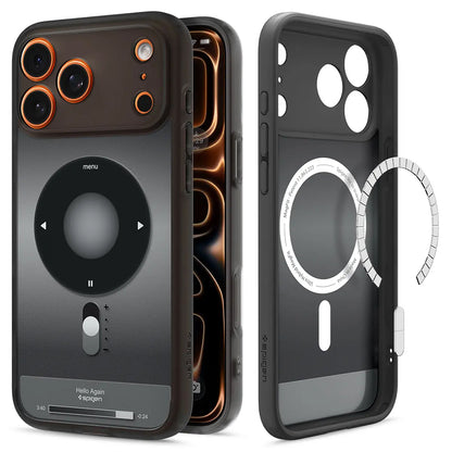 Funda MagSafe para Apple iPhone 17 Pro Max, Spigen, Ultra Hybrid Classic, Negra