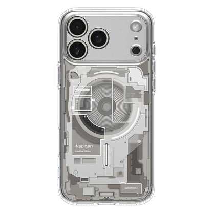 Funda MagSafe para Apple iPhone 17 Pro Max, Spigen, Ultra Hybrid Neo One, Transparente