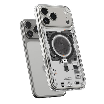 Funda MagSafe para Apple iPhone 17 Pro Max, Spigen, Ultra Hybrid Neo One, Transparente