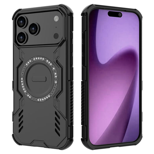 Funda MagSafe para Apple iPhone 17 Pro Max, Techsuit, ArmorMag, Negra