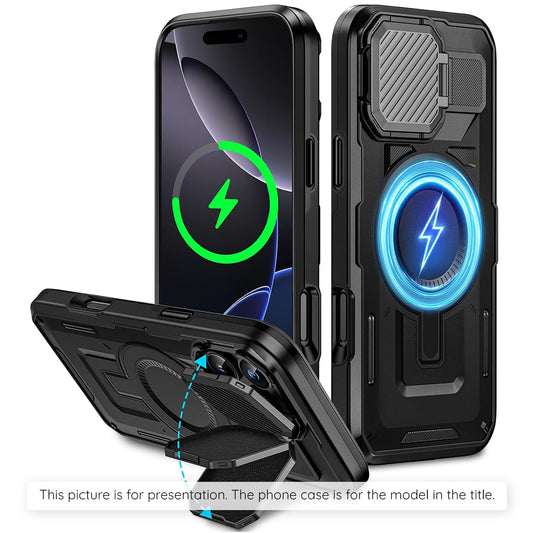 Funda MagSafe para Apple iPhone 17 Pro Max, Techsuit, CamVault, Negra.