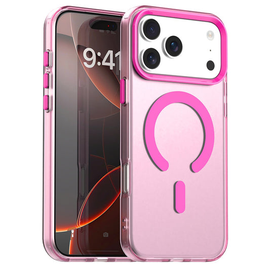Funda MagSafe para Apple iPhone 17 Pro Max, Techsuit, CandyCase, Rosa