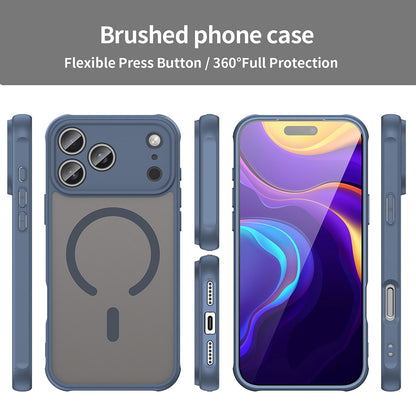 Funda MagSafe para Apple iPhone 17 Pro Max, Techsuit, HaloFrost II, Azul Marino