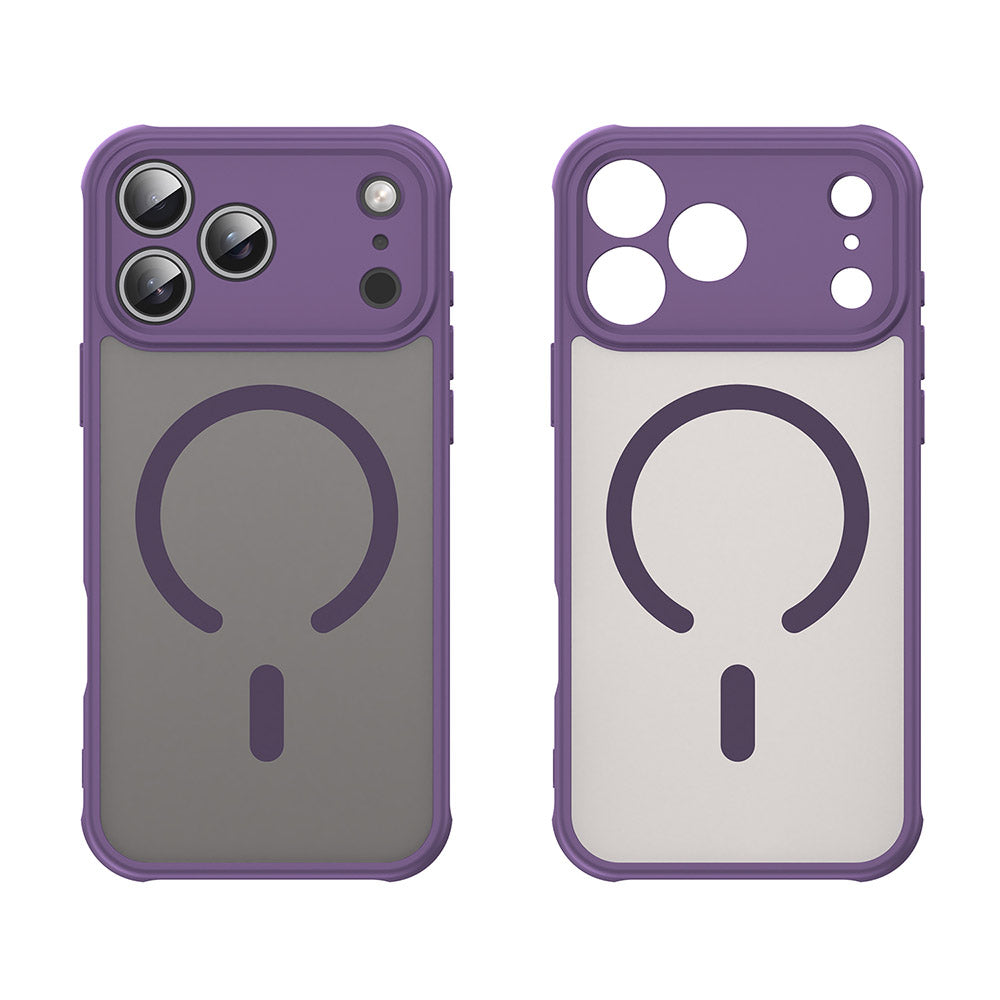 Funda MagSafe para Apple iPhone 17 Pro Max, Techsuit, HaloFrost II, Morado