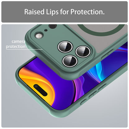 Funda MagSafe para Apple iPhone 17 Pro Max, Techsuit, HaloFrost II, Verde