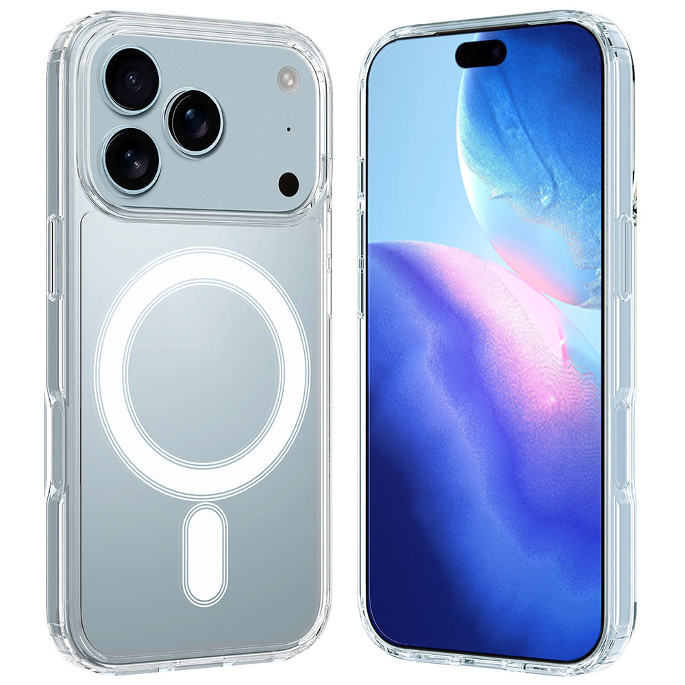 Funda MagSafe para Apple iPhone 17 Pro Max, Techsuit, Pro, Transparente