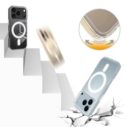 Funda MagSafe para Apple iPhone 17 Pro Max, Techsuit, Pro, Transparente