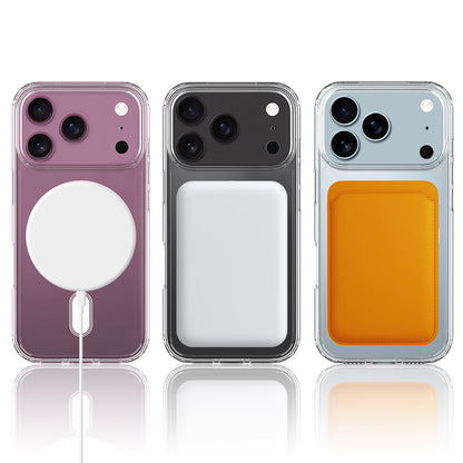Funda MagSafe para Apple iPhone 17 Pro Max, Techsuit, Pro, Transparente