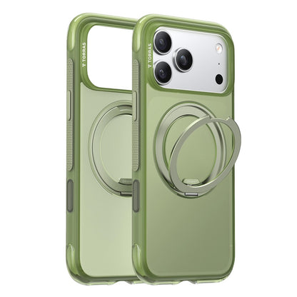 Funda MagSafe para Apple iPhone 17 Pro Max, Torras, Ostand O3 Air, Verde Satinada