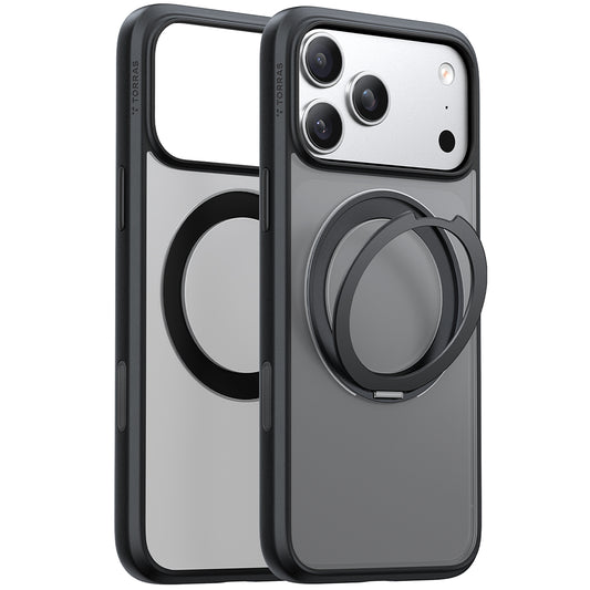 Funda MagSafe para Apple iPhone 17 Pro Max, Torras, Ostand Pro, Negra