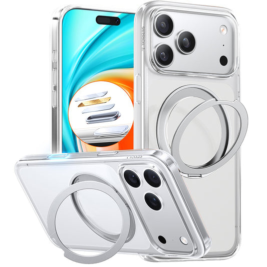 Funda MagSafe para Apple iPhone 17 Pro Max, Torras, Ostand Pro, Transparente